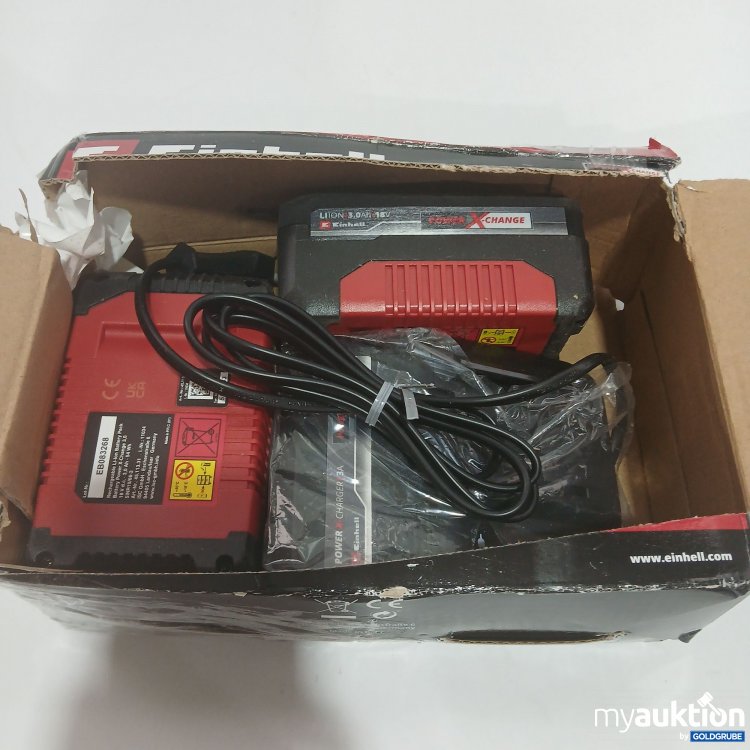 Artikel Nr. 853570 Artikel Nr. 853570: Einhell 2x 3.0Ah Power X-Charge Starter Kit 18V