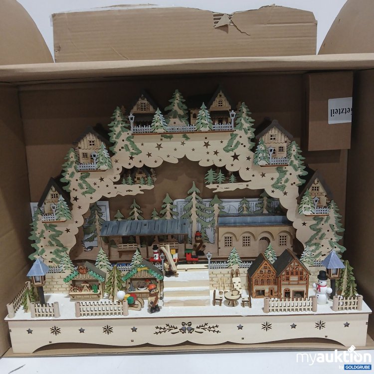 Artikel Nr. 955570: Holzkrippe LED 55x15 cm 