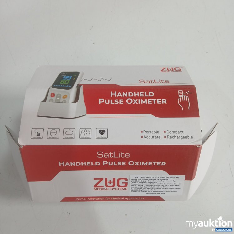Artikel Nr. 971570 Artikel Nr. 971570: Zug SatLite Handheld Pulse Oximeter