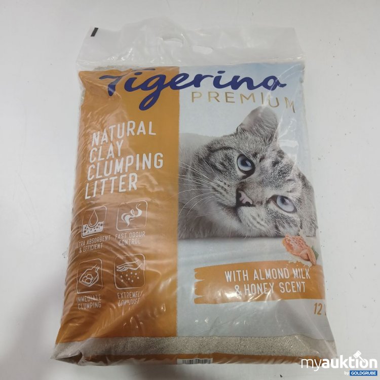 Artikel Nr. 973570 Artikel Nr. 973570: Tigerino Premium Katzenstreu mit Mandelmilch & Honigduft 12 kg