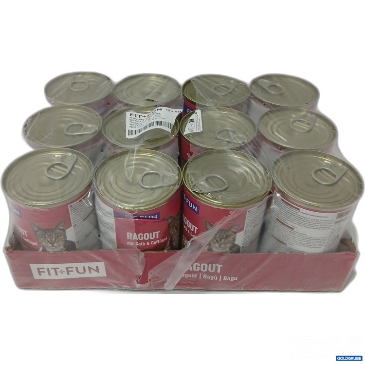 Artikel Nr. 987570: Fit+Fun Katze Kalb & Geflügel 12×415g