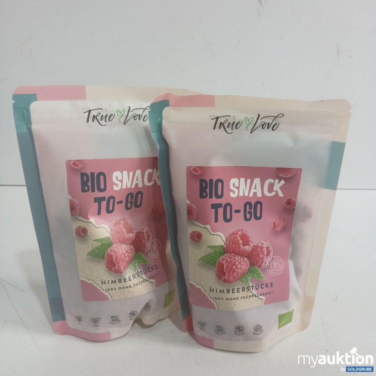 Artikel Nr. 996570 Artikel Nr. 996570: True Love Bio Snack to go Himbeerstücke je 50g