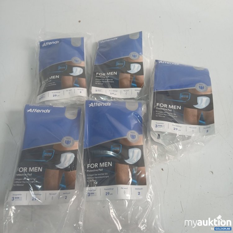 Artikel Nr. 465571 Artikel Nr. 465571: Attends for Men Protective Pad 29 cm 5x2Stk