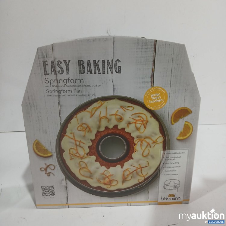 Artikel Nr. 477571 Artikel Nr. 477571: Birkmann Easy baking Springform mit 2 Böden & Antihaftbeschichtung ø26cm