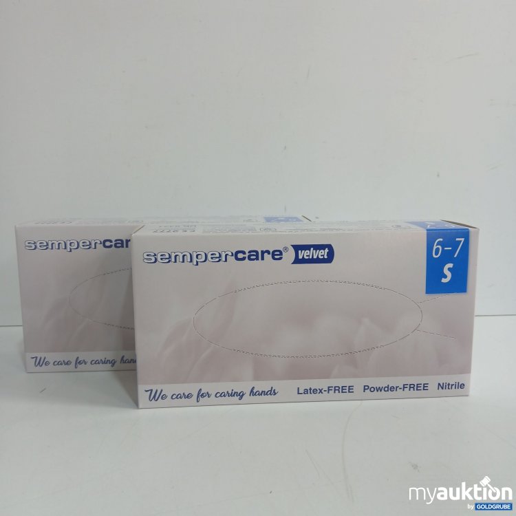 Artikel Nr. 855571 Artikel Nr. 855571: Sempercare Velvet Einweghandschuhe S 6-7