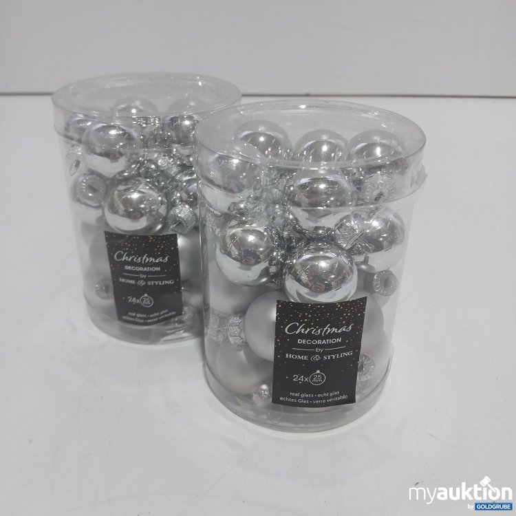 Artikel Nr. 912571 Artikel Nr. 912571: Christmas Decoration Weihnachtskugeln 2x 24 Stück Mini