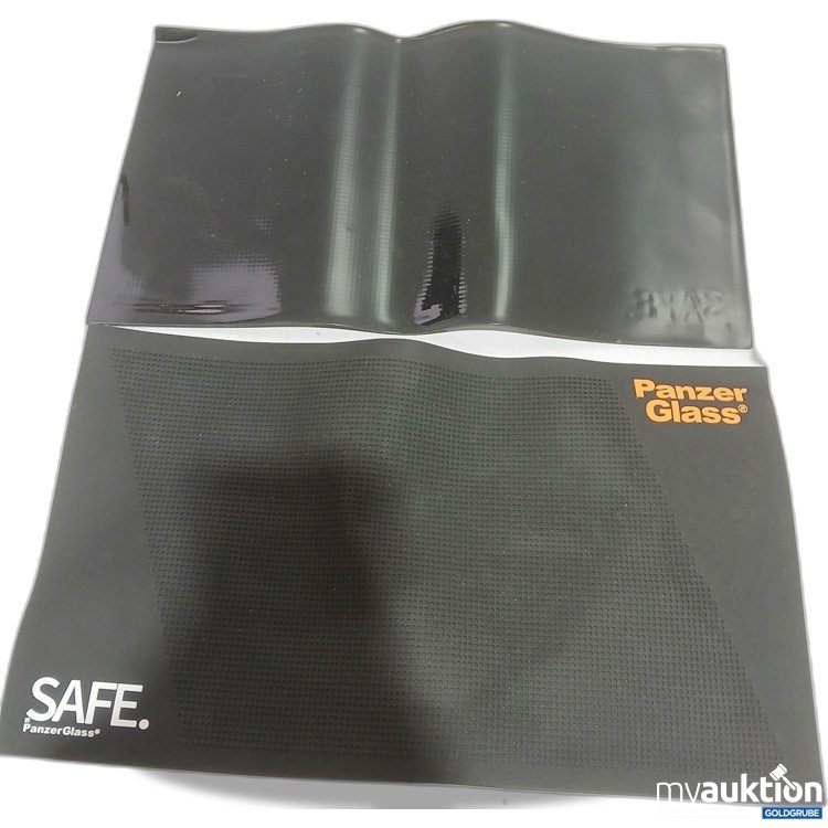 Artikel Nr. 955571: Rutschfeste Unterlage Panzer Glass Safe schwarz 2Stk 34x20cm 