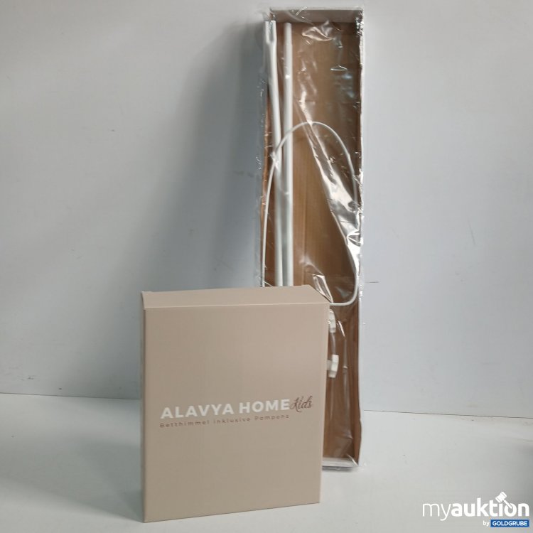 Artikel Nr. 441572: Alavya Home Betthimmel XL Pompom -Weiß 1200x200cm 