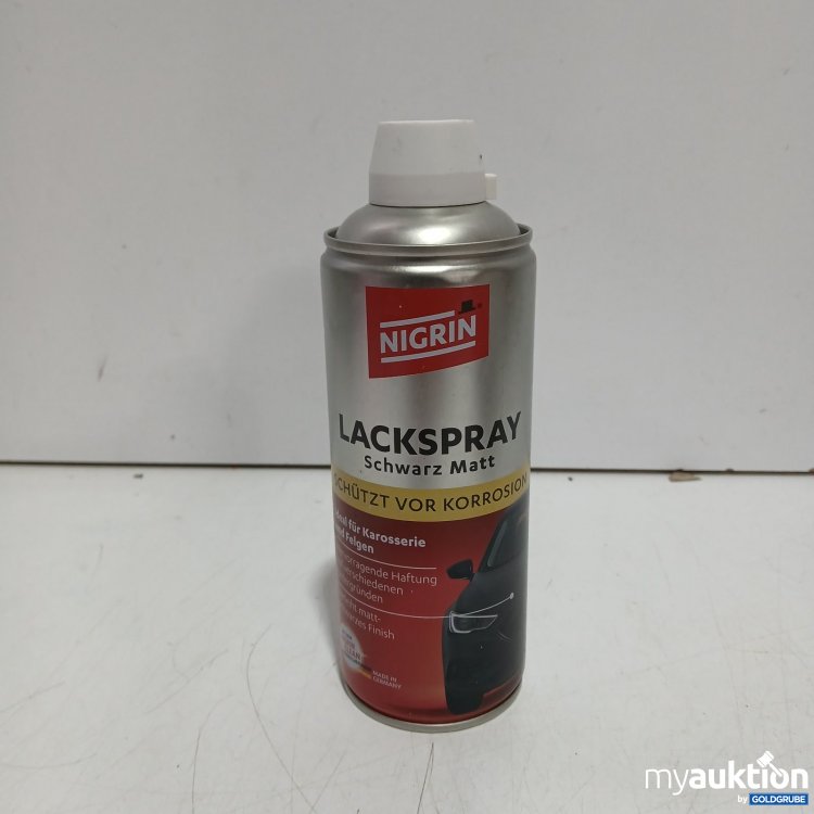 Artikel Nr. 464572 Artikel Nr. 464572: Nigrin Lackspray Schwarz Matt 400ml