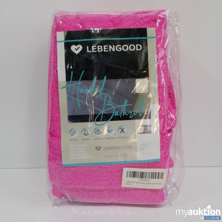 Artikel Nr. 832572 Artikel Nr. 832572: Lebengood Hooded Bathrobe S pink