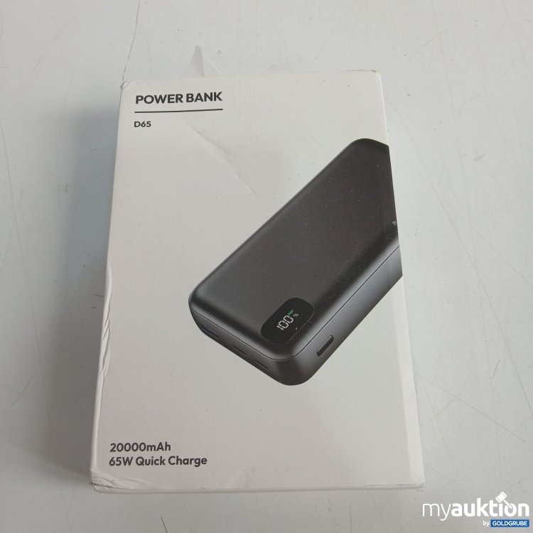 Artikel Nr. 867572 Artikel Nr. 867572: Power Bank D65 20000mAh 65W Quick Charge