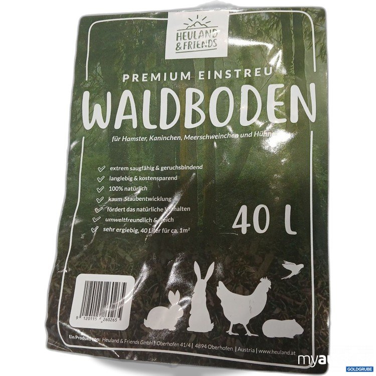 Artikel Nr. 885572: Heuland & Friends Premium Einstreu Waldboden 40L 