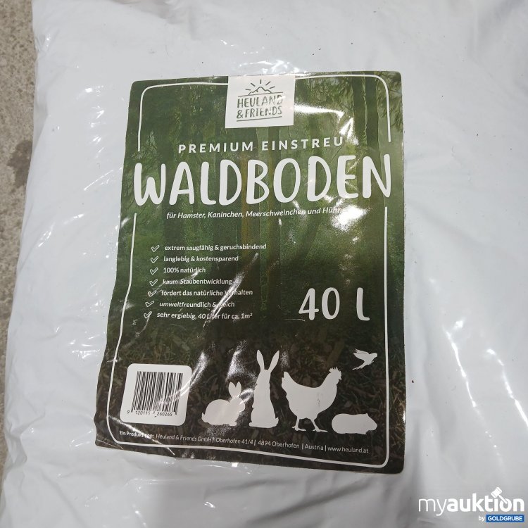 Artikel Nr. 885572: Heuland & Friends Premium Einstreu Waldboden 40L 