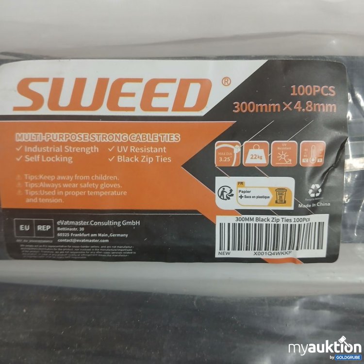 Artikel Nr. 922572: SWEED Kabelbinder 300mm x 4.8mm
