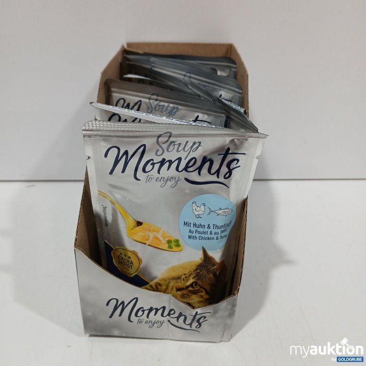 Artikel Nr. 954572: Moments Soup Cats mit Huhn&Thunfisch 12x40g 