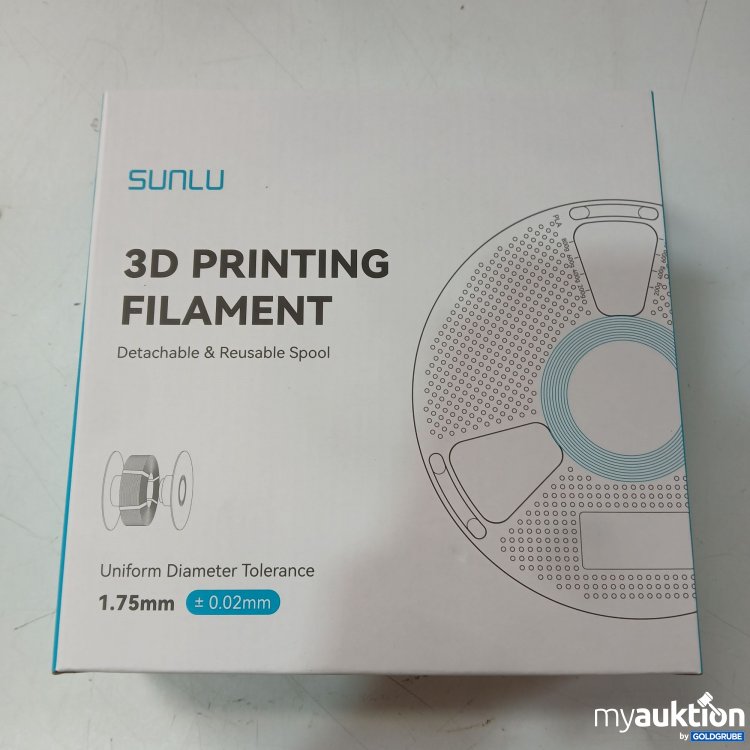 Artikel Nr. 982572: Sunlu 3D Printing Filament Silk PLA Color Light Gold Sku: 01850926Z