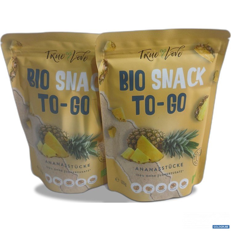 Artikel Nr. 996572 Artikel Nr. 996572: True Love Bio snack to go Ananasstücke je 130g