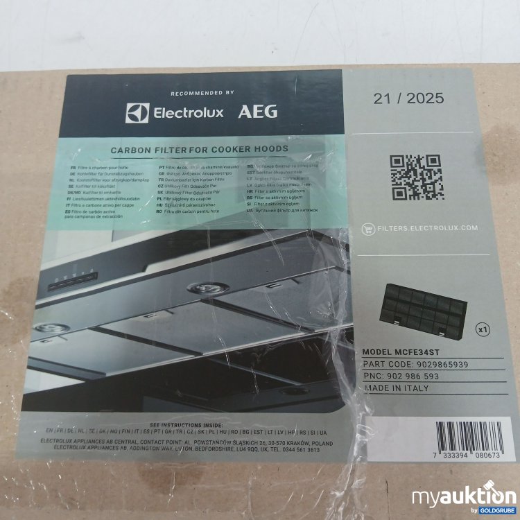 Artikel Nr. 446573 Artikel Nr. 446573: Electrolux AEG Kohlefilter für Dunstabzugshauben Modell MCFE34ST