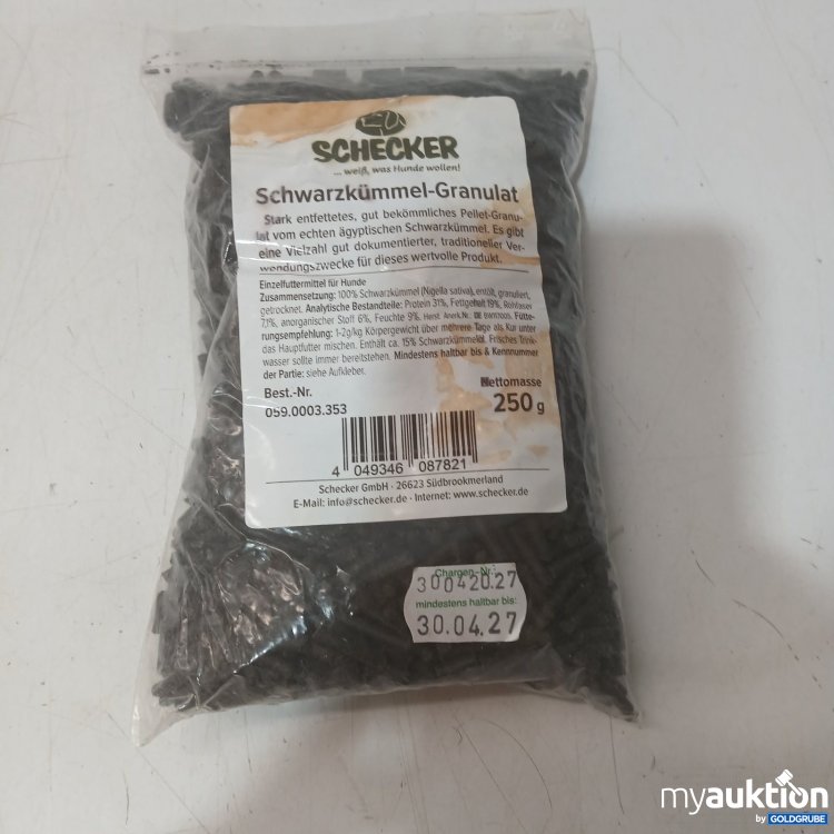 Artikel Nr. 469573: Schecker Schwarzkümmel-Granulat 250 g