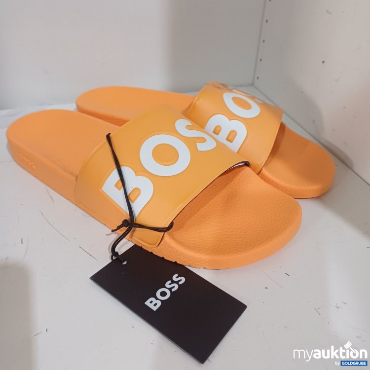 Artikel Nr. 470573 Artikel Nr. 470573: BOSS Ayers Slide Pantoletten Orange Größe 44 EU