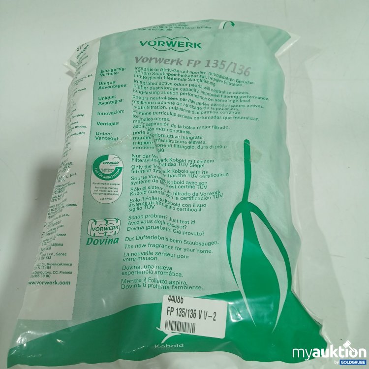 Artikel Nr. 856573 Artikel Nr. 856573: Vorwerk FP 135/136