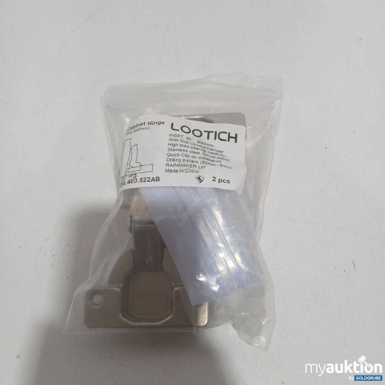 Artikel Nr. 871573: Lootich Cabinet Hinge Pot 40mm 2 Stück 
