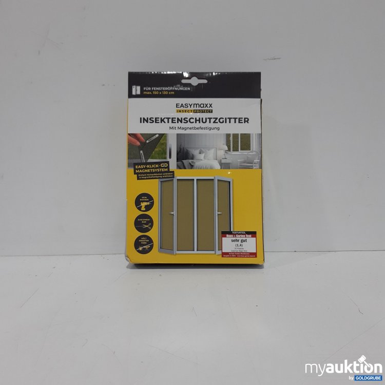 Artikel Nr. 877573 Artikel Nr. 877573: Easymaxx Insektenschutzgitter mit Magnetbefestigung für Fensteröffnungen max. 150×130 cm