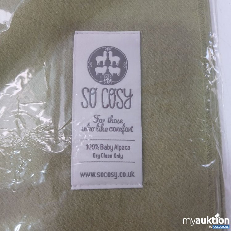 Artikel Nr. 939573 Artikel Nr. 939573: SO COSY Schal grün 100% Baby Alpaca