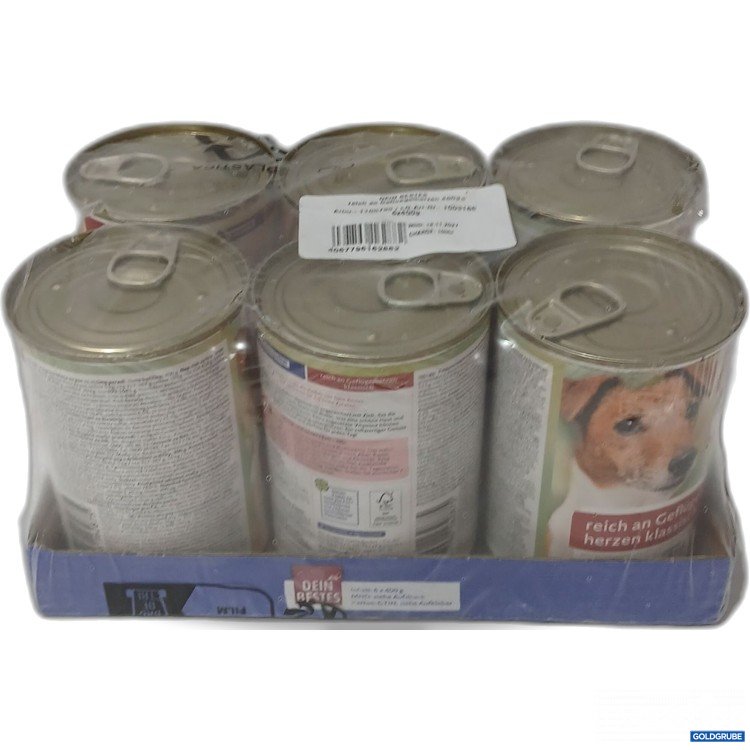 Artikel Nr. 987573: Dm Dein Bestes für Hunde reich an Geflügelherzen 6×400g