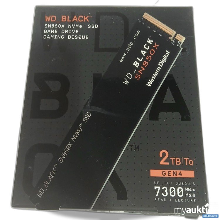 Artikel Nr. 989573 Artikel Nr. 989573: WD Black Game Drive Gaming Disque SN850X SSD 2TB