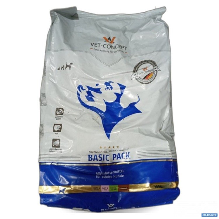Artikel Nr. 467574: Vet-Concept Hundefutter Basic Pack 10 kg
Alleinfuttermittel für adulte Hunde.
