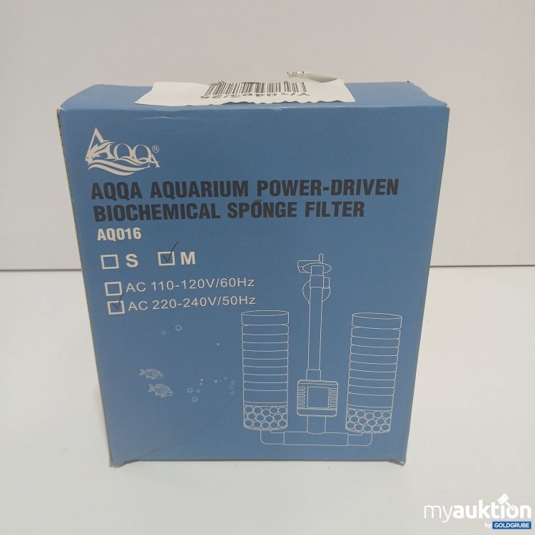 Artikel Nr. 853574 Artikel Nr. 853574: Aqqa Aquarium Power-Driven Biochemical Sponge Filter M AQ016