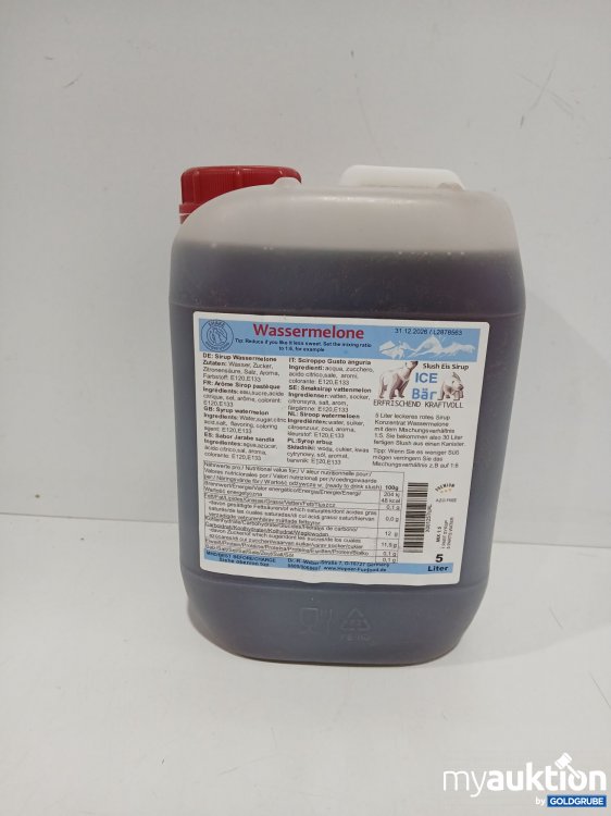 Artikel Nr. 897574: Sushi Eis Sirup Wassermelone 5 Liter 