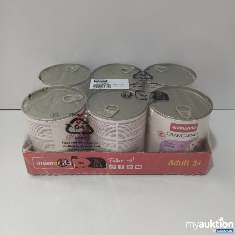 Artikel Nr. 958574: Animonda GranCarno Rind+Lamm 6x800g