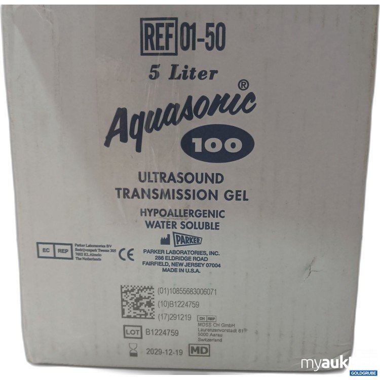 Artikel Nr. 993574 Artikel Nr. 993574: Parker Laboratories Aquasonic 100 Ultraschall-Gel 5L