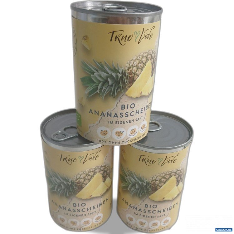 Artikel Nr. 996574: True Love Bio Ananasscheiben je 400g 
