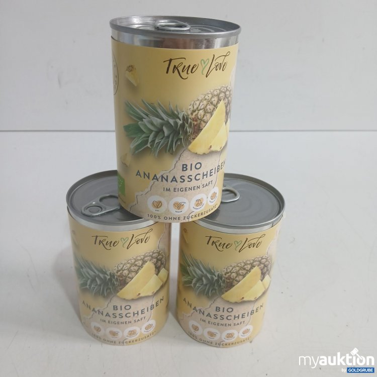 Artikel Nr. 996574: True Love Bio Ananasscheiben je 400g 
