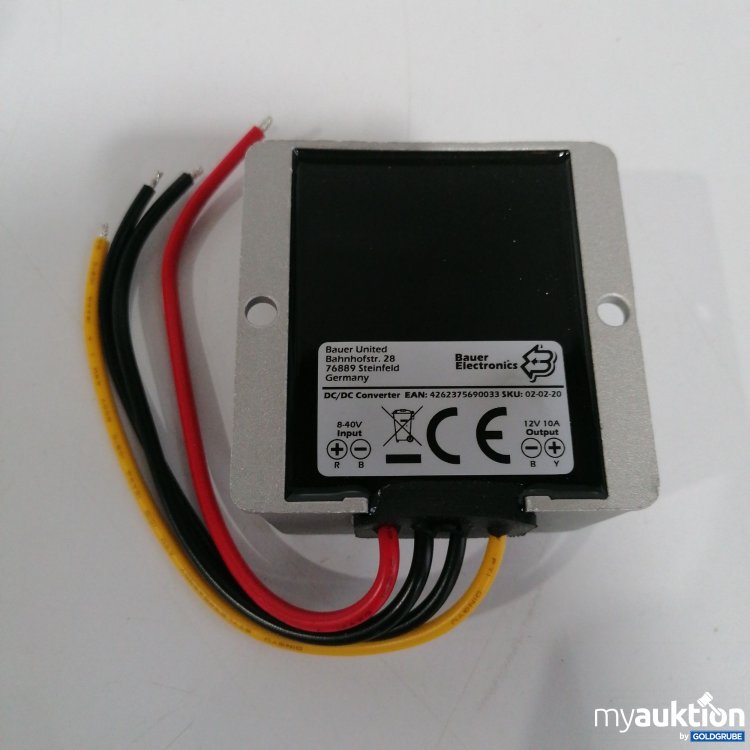 Artikel Nr. 827575 Artikel Nr. 827575: Bauer DC/AC Converter 8~40V-12V-10A