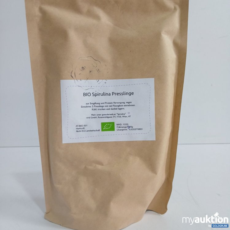Artikel Nr. 855575 Artikel Nr. 855575: Bio Spirulina Presslinge 400g