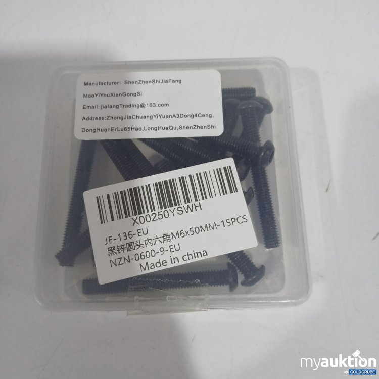 Artikel Nr. 899575: ShenZhenShiJiaFang Schrauben M6x50mm 15 Stück