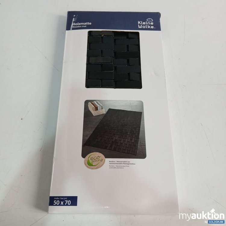 Artikel Nr. 916575: Kleine Wolke Palito Holzmatte Schwarz 50x70