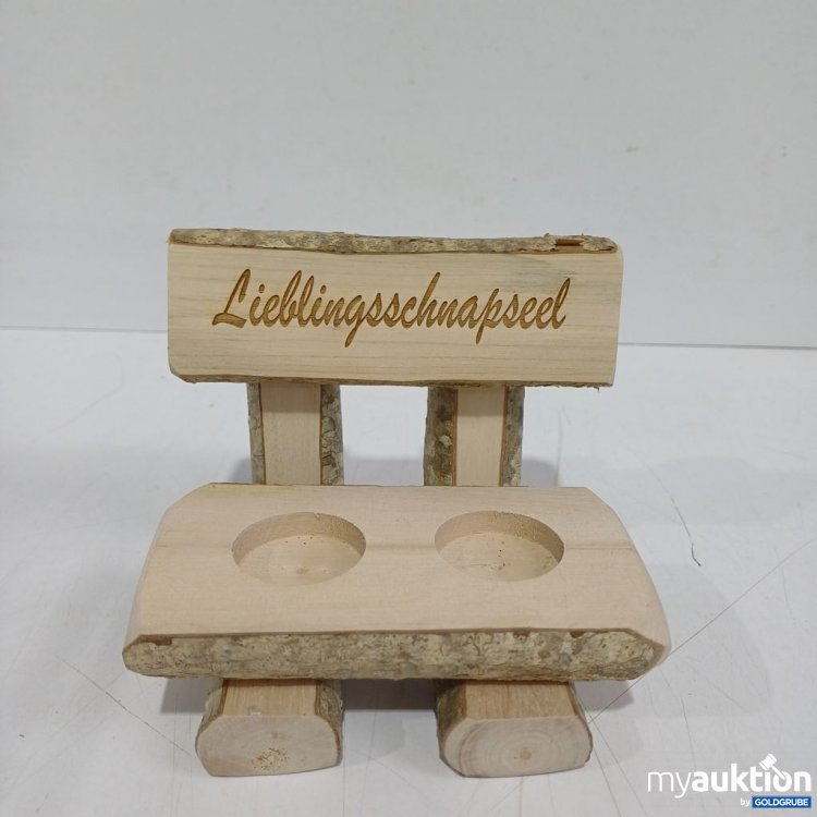 Artikel Nr. 933575 Artikel Nr. 933575: Lieblingsschnapseel Holzständer für Schnapsgläser