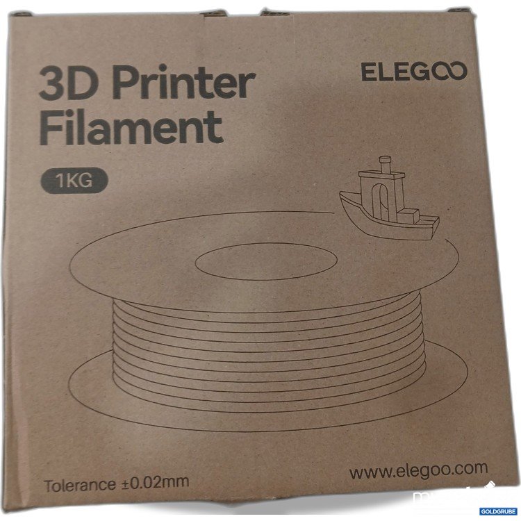 Artikel Nr. 982575: Elegoo 3D Printer Filament 1Kg PLA, Color Space Grey 