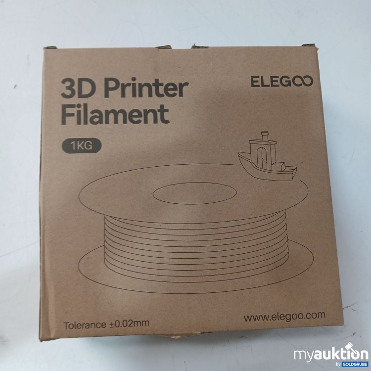 Artikel Nr. 982575: Elegoo 3D Printer Filament 1Kg PLA, Color Space Grey 