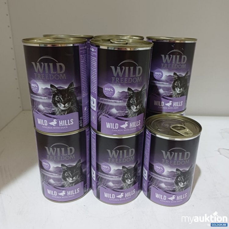 Artikel Nr. 985575: WILD FREEDOM HILLS Hühnerfleisch mit Ente Katzenfutter 
11x400g