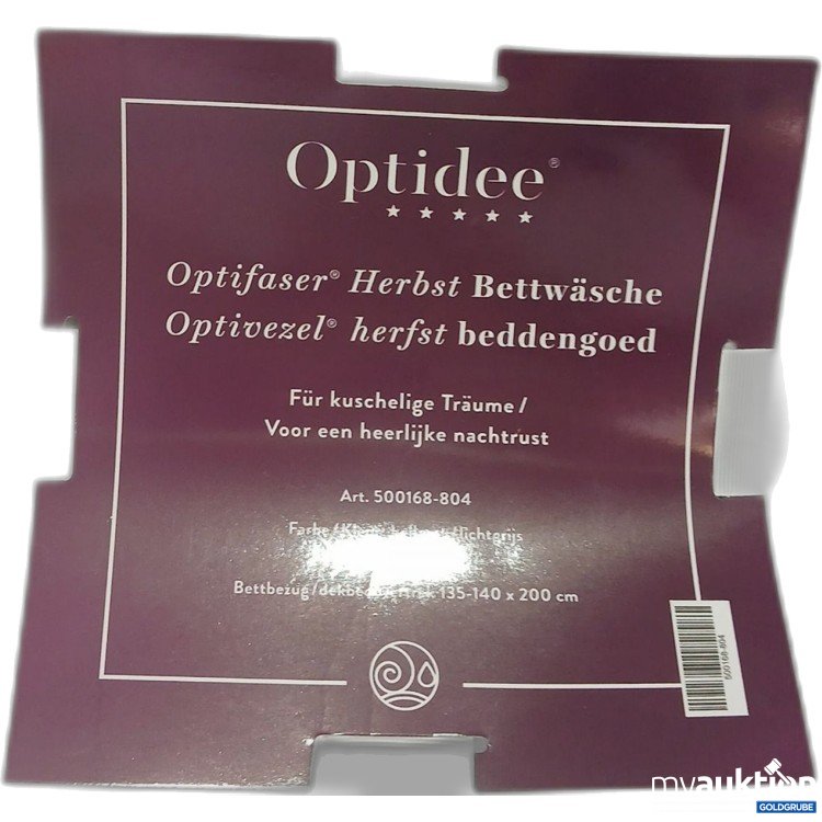 Artikel Nr. 990575: Optidee Optifaser Herbst Bettwäsche Bettbezug 135-140 x 200cm 
