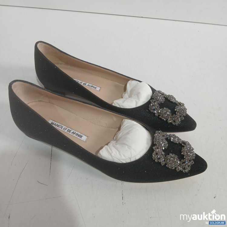 Artikel Nr. 992575: Manolo Blahnik Ballerina Glitzer