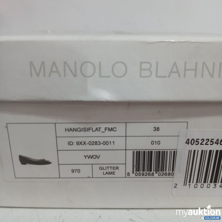 Artikel Nr. 992575 Artikel Nr. 992575: Manolo Blahnik Ballerina Glitzer