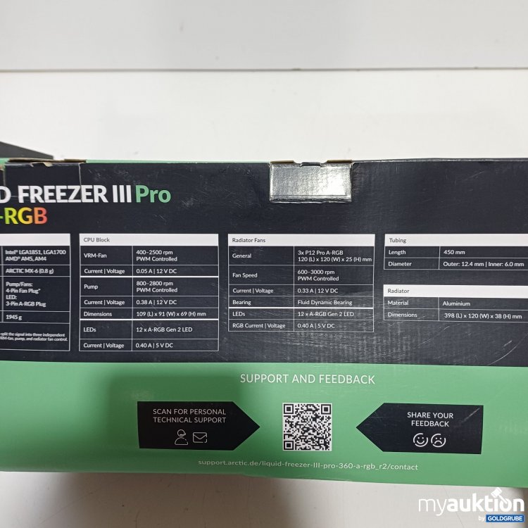 Artikel Nr. 994575 Artikel Nr. 994575: ARCTIC Liquid Freezer ||| Pro