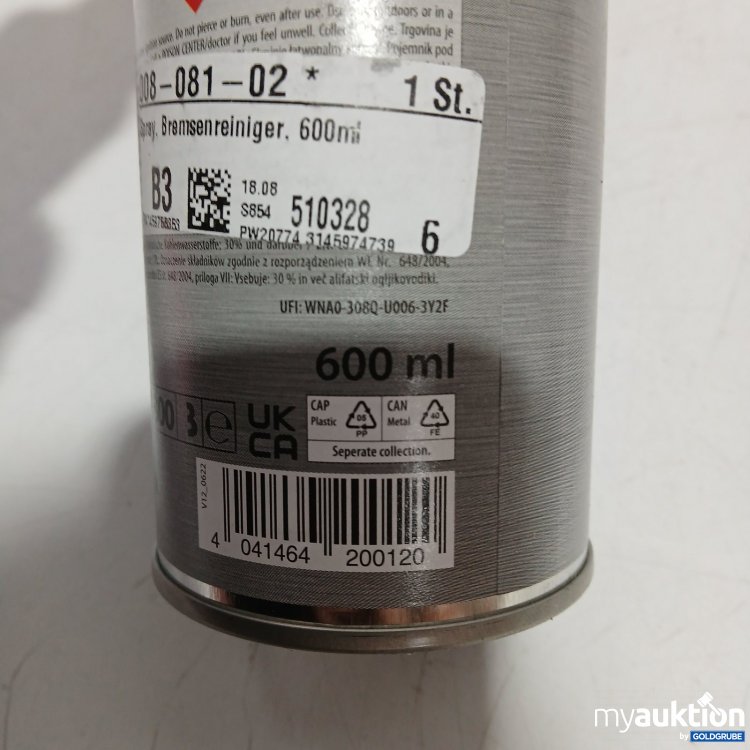 Artikel Nr. 464576 Artikel Nr. 464576: wiko Bremsenreiniger Spraydose 600ml